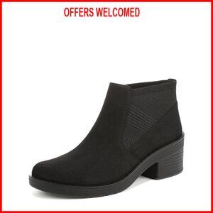 Stretch Microfiber Ankle Booties with FreeFoam Comfort